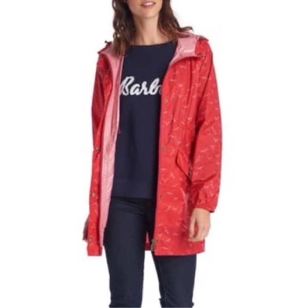 Barbour Red Patterned Utility Jacket - image 4
